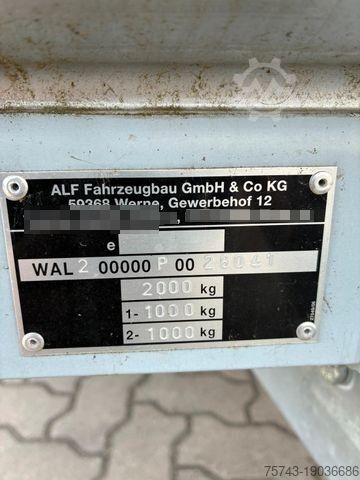 Pferdeanhänger Alf ALF 2 Pferdeanhänger Vollpoly