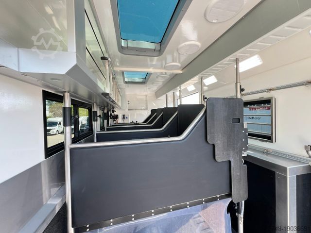 Cattle truck VOLVO FM 430 STX 6 Pferde Pop-Out, Pop-UP, Küche unten