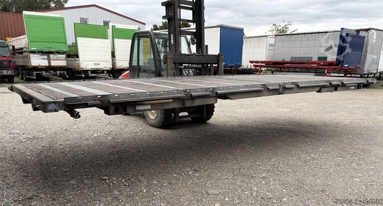 Swap body open Wecon Verzinkte Plattform 7,45m Zurringe