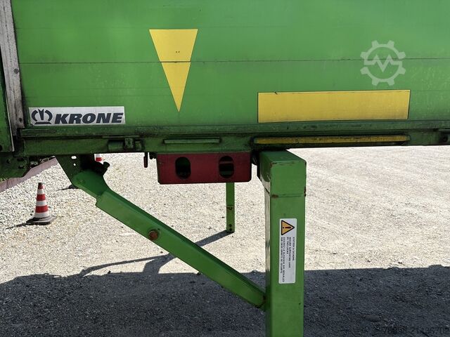 Ładownia wymienna z platformąWechselbrücke z platformąŚwiadoma nadbudowa z platformąWechselbrücke z  Krone Baustoff 7,45 Multilockrahmen Türen