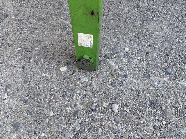 Ładownia wymienna z platformąWechselbrücke z platformąŚwiadoma nadbudowa z platformąWechselbrücke z  Krone Baustoff 7,45 Multilockrahmen Türen