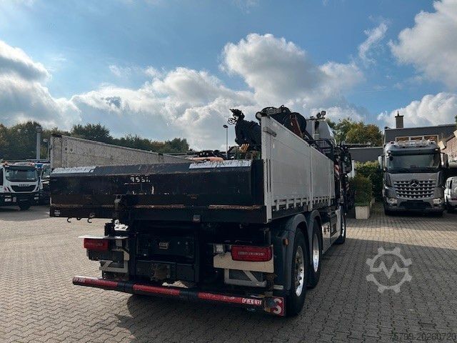 Autokran MAN 28.500 TGS 3Skipper + Fassi 395 Kran+Greifer 6x2