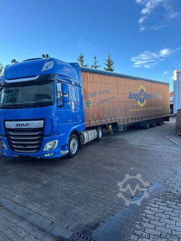Låglastarsläpvagn KOTSCHENREUTHER 5 x STL 324-Bereifung 215/75R17,5-Lenkachse