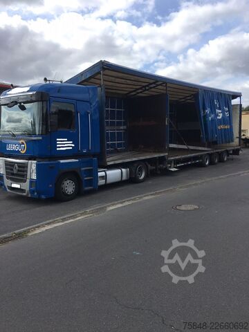 Låglastarsläpvagn KOTSCHENREUTHER 5 x STL 324-Bereifung 215/75R17,5-Lenkachse