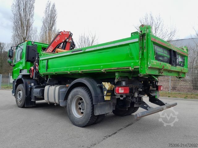Three-sided tipper truck DAF FA CF 340 DC Krankipper