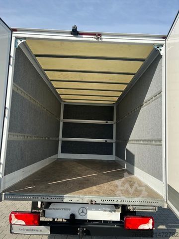 Vrachtwagen met bakwagen MERCEDES-BENZ Sprinter 314 MAXI KOFFER AUTOMATIK KLIMA AHK