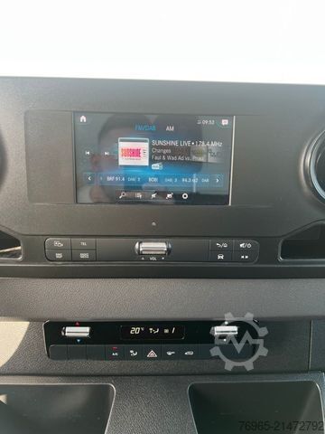 Vrachtwagen met bakwagen MERCEDES-BENZ Sprinter 314 MAXI KOFFER AUTOMATIK KLIMA AHK