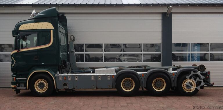 Sistema de braço de gancho Scania R580 V8 LB8X4HNB/ Full AIR/ PTO/  SWAP- CONTAIN...