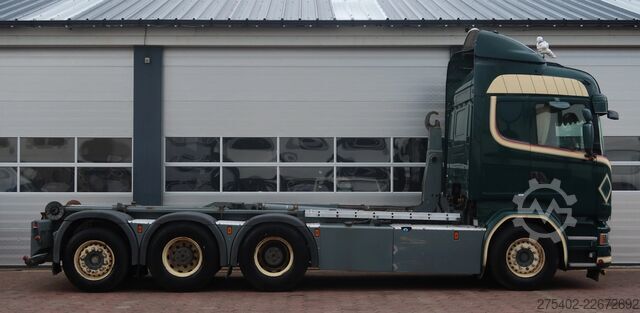 Sistema de braço de gancho Scania R580 V8 LB8X4HNB/ Full AIR/ PTO/  SWAP- CONTAIN...