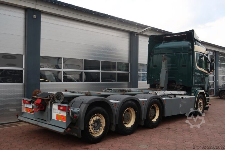 Sistema de braço de gancho Scania R580 V8 LB8X4HNB/ Full AIR/ PTO/  SWAP- CONTAIN...