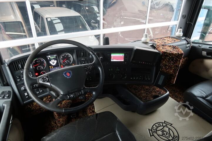Sistema de braço de gancho Scania R580 V8 LB8X4HNB/ Full AIR/ PTO/  SWAP- CONTAIN...