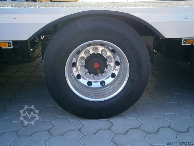 Dieplader oplegger Gabelstaplertransporter Tiefbett Rampen