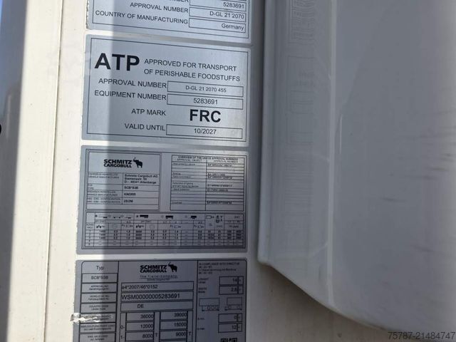 Chladírenský návěs SCHMITZ CARGOBULL Tiefkühler, Doppelstock, Diesel/ Strom