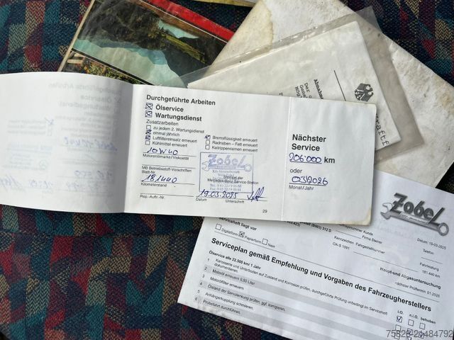 Pick-up skåpbil MERCEDES-BENZ Sprinter 312 D Pritsche* 5Zylinder*AHK*wenig km*