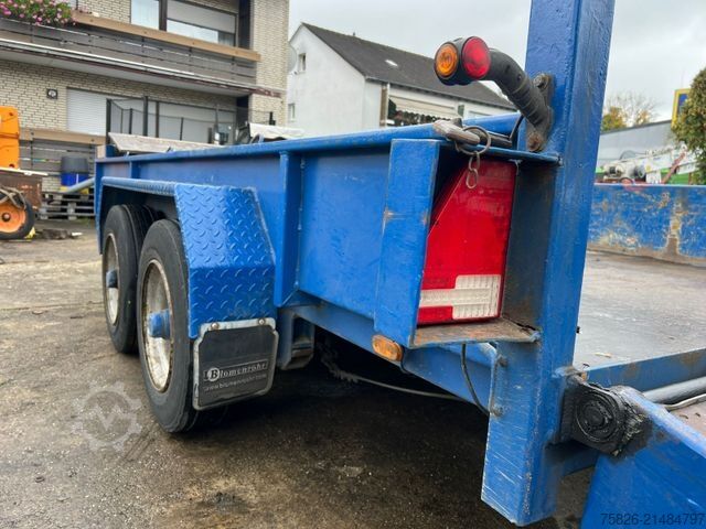 Lågbyggd trailer BLOMENRÖHR 552/6900 Tieflader*Rampe*5T Nutzlast*