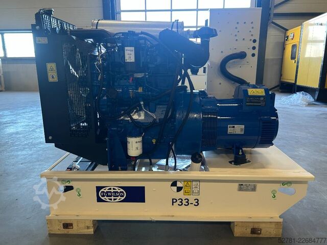  FG Wilson P33-3 - 33 kVA Open Genset - DPX-16003-O
