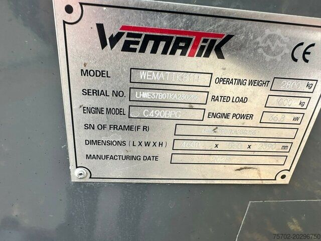 Wiellader Schäffer / Kubota / Wematik 811T Teleskopradlader
