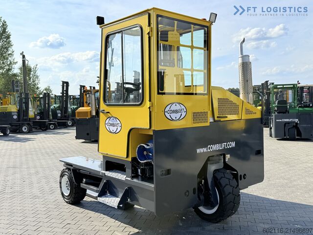 Dört yollu forklift Combilift C5000XL GAS TRIPLEX 6000 EXTENDABLE FORK