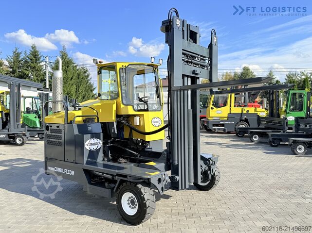 Dört yollu forklift Combilift C5000XL GAS TRIPLEX 6000 EXTENDABLE FORK