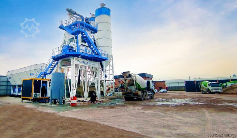 Beton santrali / beton tesisi FABO Concrete Batching Plant 120 m3 Compact Concrete Batching Plant