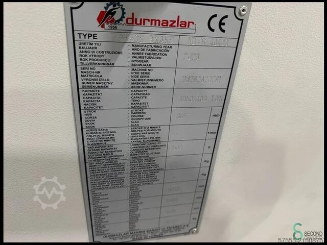 Ohraňovací lis Durma AD-S 40400, 4 m, 400 t, 2023 Durma AD-S 40400, 4m 400t