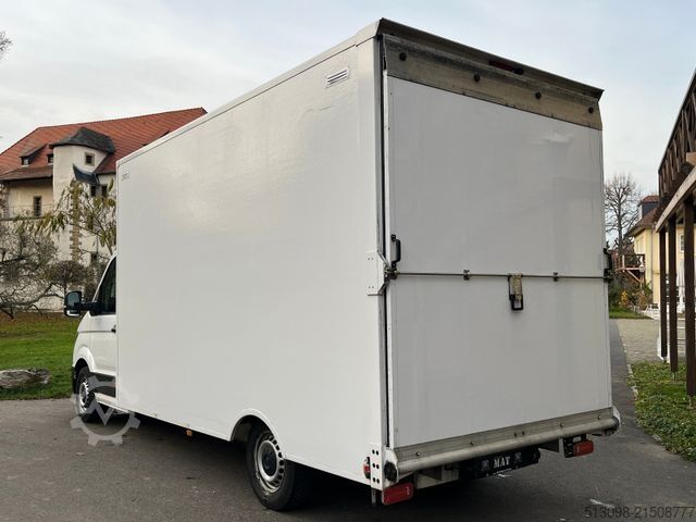 Vrachtwagen met bakwagen VOLKSWAGEN CRAFTER 2.0TDI XXXL KOFFER RAMPE KAMERA 177 PS
