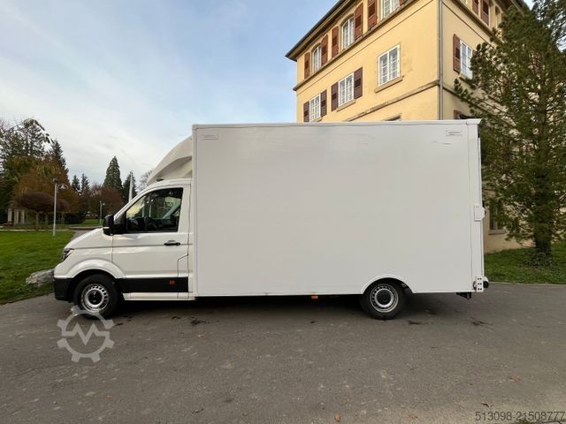 Vrachtwagen met bakwagen VOLKSWAGEN CRAFTER 2.0TDI XXXL KOFFER RAMPE KAMERA 177 PS