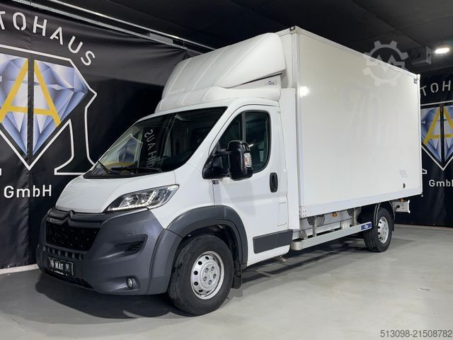Vrachtwagen met bakwagen CITROEN JUMPER XXL KOFFER MIT PORTALTÜREN TEMPOMAT LED