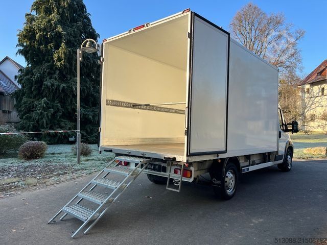 Vrachtwagen met bakwagen CITROEN JUMPER XXL KOFFER MIT PORTALTÜREN TEMPOMAT LED