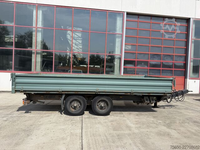 Remolque volquete trilateral HIRTH TD 105A  Tandemkipper- Tieflader