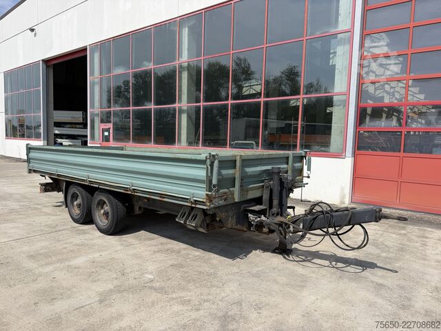 Remolque volquete trilateral HIRTH TD 105A  Tandemkipper- Tieflader