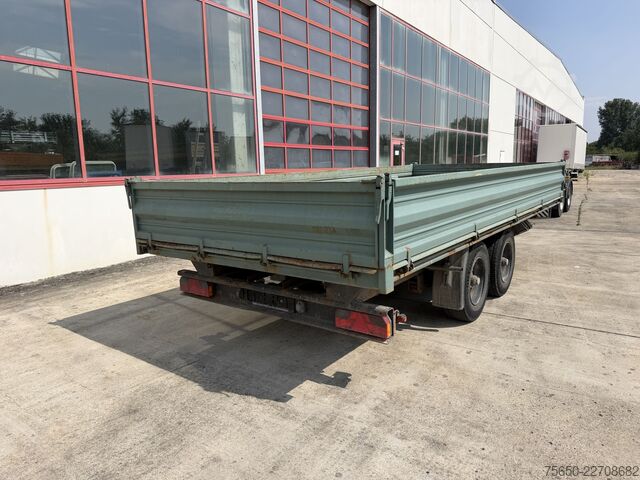 Remolque volquete trilateral HIRTH TD 105A  Tandemkipper- Tieflader