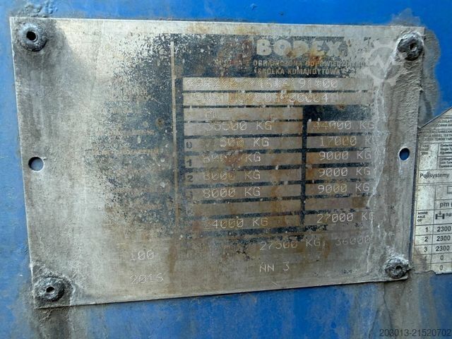 Low loader trailer  NN3 Tieflader 3 Achse TOP!