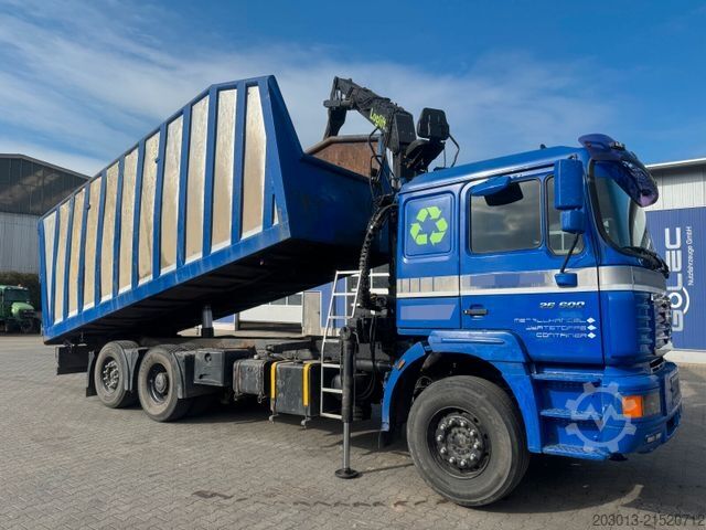 Lastbilsmonterad kran MAN TGS 26.400 6x2 Kipper + Kran LogLift F105Z77A