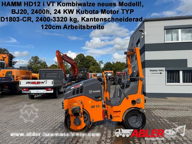 Rolo combinado hamm HD12 i VT 24 kW Kantenschneiderad