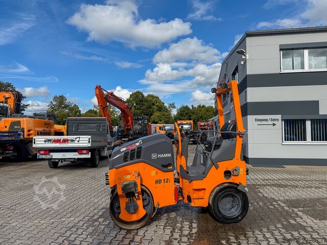 Rolo combinado hamm HD12 i VT 24 kW Kantenschneiderad