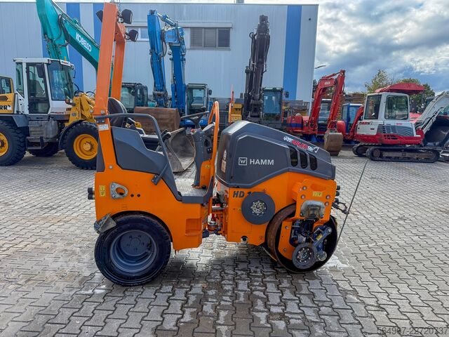 Rolo combinado hamm HD12 i VT 24 kW Kantenschneiderad