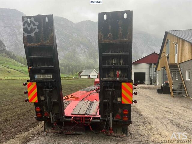 Carregador baixo Damm SE-51M 3 axle Machine trailer w/ hydraulic driving