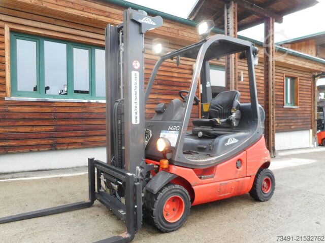 Forklift Linde H20D-02 Triplex + SS + 4. Kreis