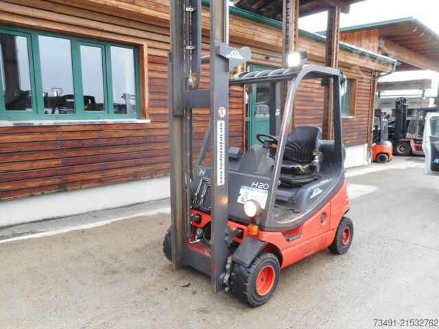 Forklift Linde H20D-02 Triplex + SS + 4. Kreis
