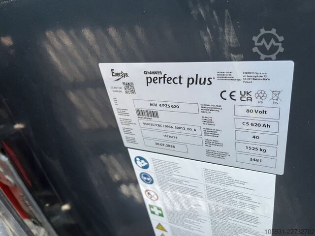 Elektrikli 4 tekerlekli forklift Linde E25H-01/600