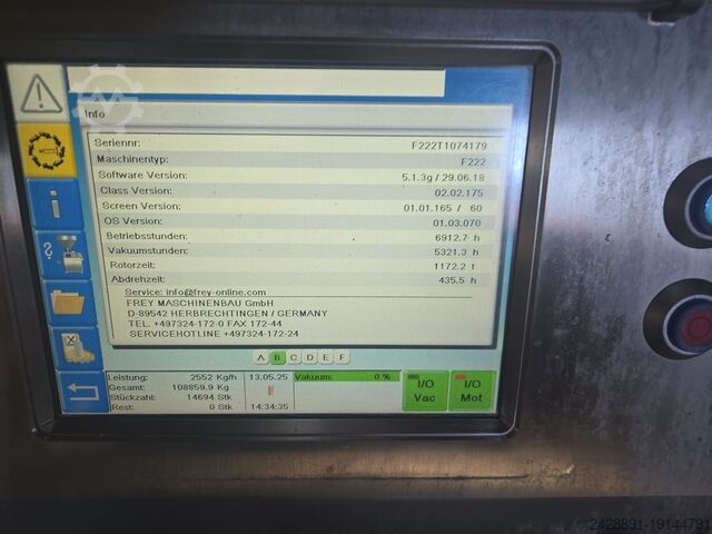 Vakuum Stuffer Frey F-Line F222