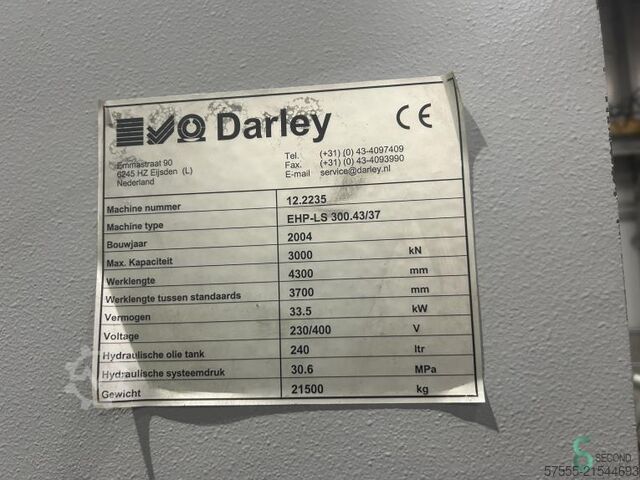 Kantbanken  Darley EHP-LS 300.43/37 2004 Darley EHP-LS 300.43/37