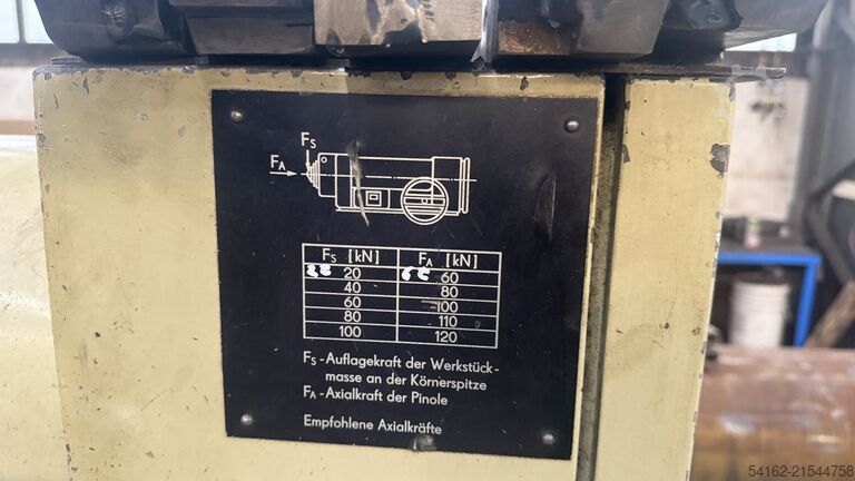 čelní soustruh WMW Zerbst DP1 / S3 x 3500