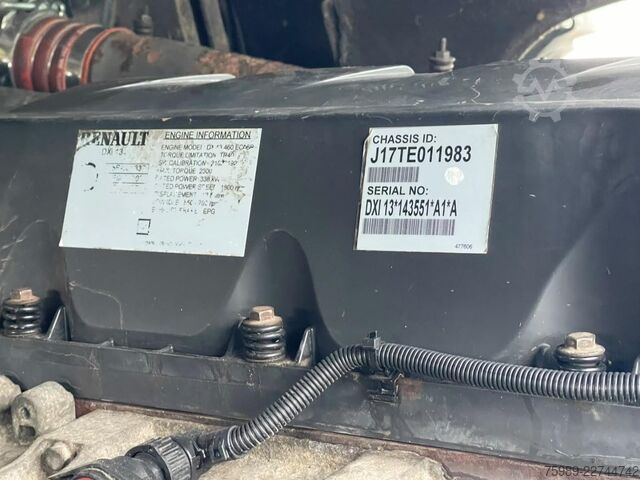 Standart-SZM Renault Magnum 460 MANUAL bak, 2X FUEL TANK, EURO 5