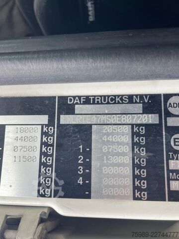 Standaard trekker DAF XF 105.460 Euro5   2 tanks Parking Airco,  Frig...