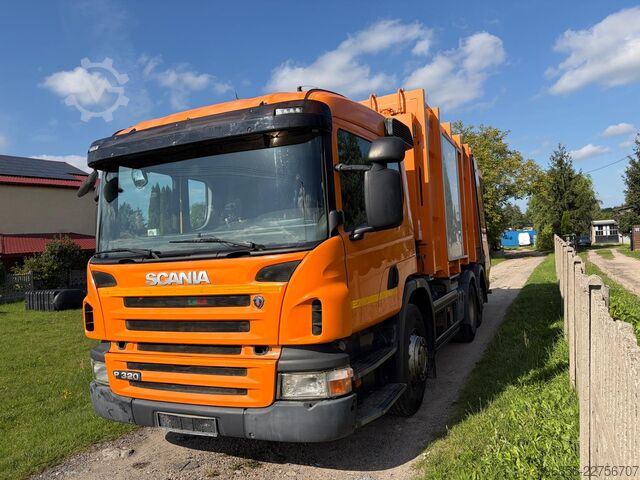 Tractora standard SCANIA P320 6x2 śmieciarka Zoeller 2011