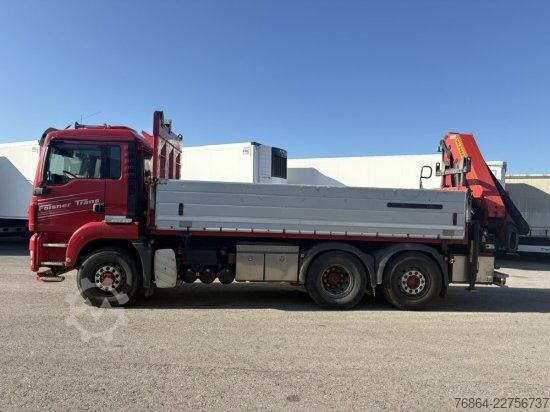 Camion-benne tricar MAN TGS 26.440 6X4 HYDRO 2-SEITENKIPPER,  PALFINGER PK 22002-EH BJ 2018!!!