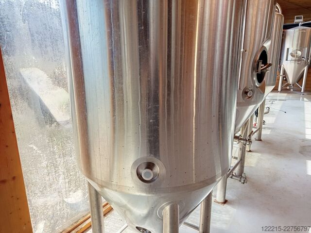 Shandong Tiantai 2x 1000 L, 1x 7 BBL (820 L) erjesztő és érlelőtartályok (2019) Shandong Tiantai Gär- und Lagerkeller