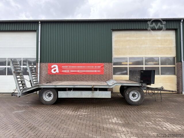 Maskintransporter  Dieplader draaikrans uitvoering - Gebruikt